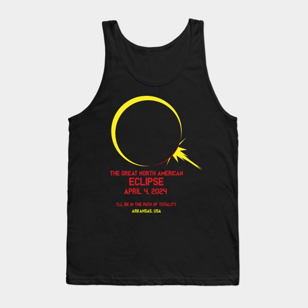 Eclipse 2024 Arkansas, USA Tank Top by In-Situ